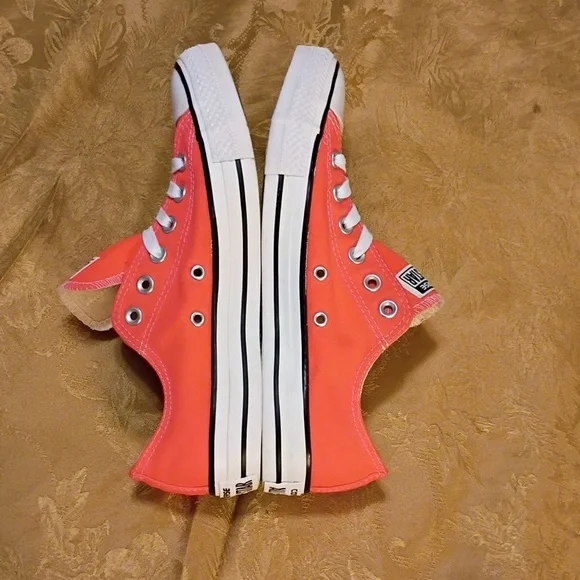 CONVERSE Orange All Star Sneakers Women's 9.0 Men's 7.0 - Picture 9 of 12